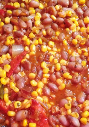 Mexikói hagymás bab recept fotója