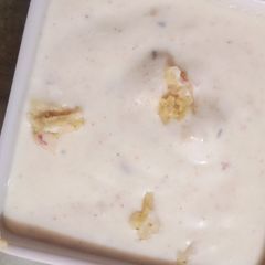 Onion potato raita A picture of Onion potato raita.