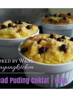 Foto resep Bread Puding Keju - Coklat