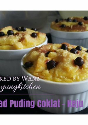Foto resep Bread Puding Keju - Coklat