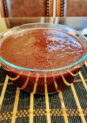 Una foto de Chamoy casero
