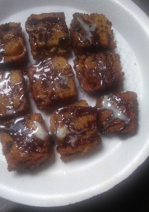 A picture of Sweet bread pakora.