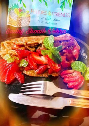 A picture of Banana Oats pancakes #CookpadFruits #CookpadRamadan.