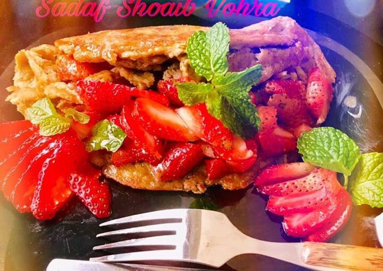 Recipe of Quick Banana Oats pancakes #CookpadFruits #CookpadRamadan