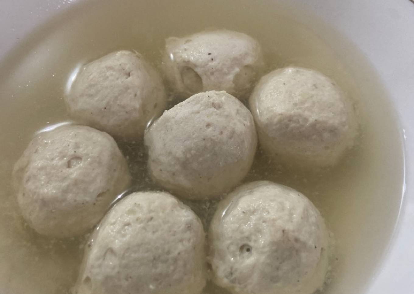 Bakso Ayam Keto.. (tanpa tepung tanpa baking powder)