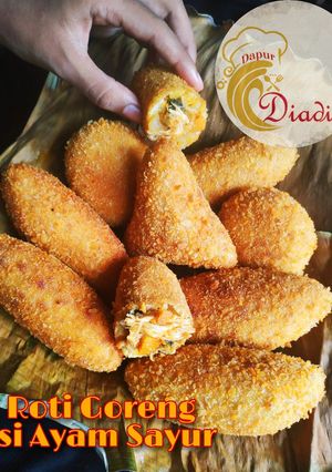 Foto resep Roti Goreng isi ayam sayur (porsi kecil)