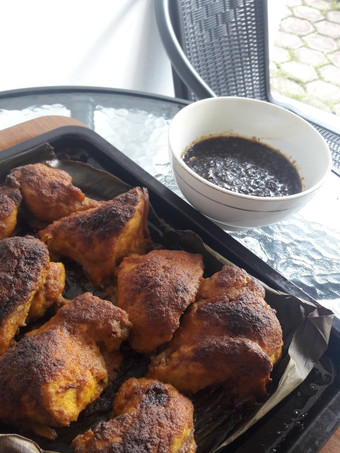 Cara Memasak Ayam bakar bumbu kuning Padang KETO ala Mommy Cesnya Bunda Pasti Bisa