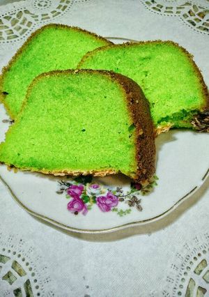 Foto resep Cake tape pandan keju