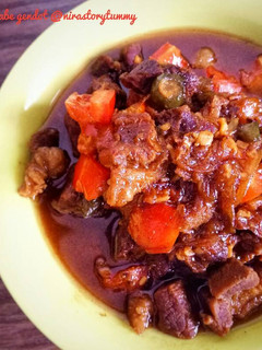 Foto resep Daging sapi kecap cabe gendot