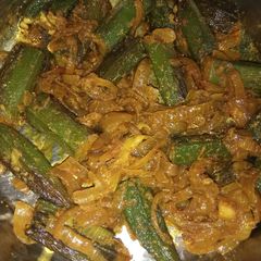 A picture of Bhindi masala.