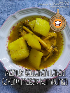 Gambar Manuk Ballahan Lahad (Ayam Masak Kampung)