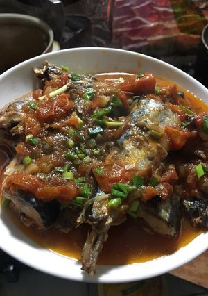 Hình của món Cá kìm sốt cà.