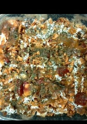 A picture of Papri chaat.