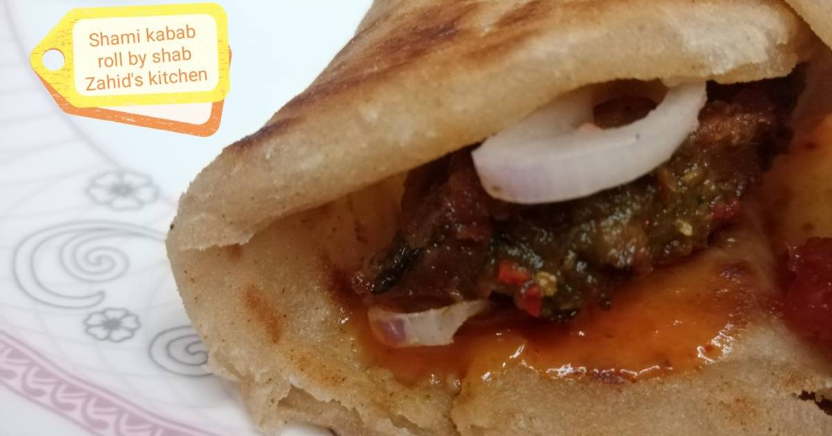 Shami Kabab Roll Paratha Recipe By Shab Zahid Cookpad