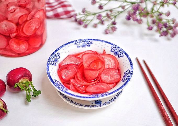 Japanese Red Cherry Radish Pickled / Acar Lobak Merah