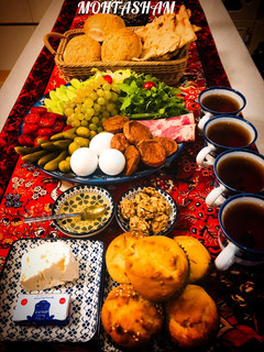 عکسی از دستور صبحانه یک روز تعطیل😋 (Breakfast)