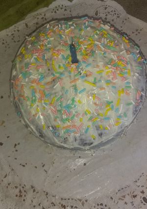 Una foto de Torta de chocolate y vainilla