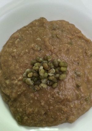 Foto resep Menu sehat - outmeal w/ kacang hijau