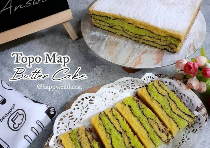 Resep Topo Map Butter Cake Oleh Happy Endahsa Happy End Cookpad