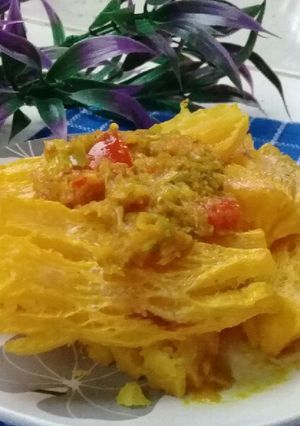 Foto resep Singkong bawang crispy pedas