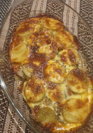 Foto resep Baked potato saus Pasta
