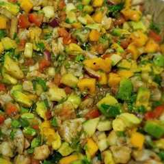Una foto de Ceviche de camarón   a la Alex