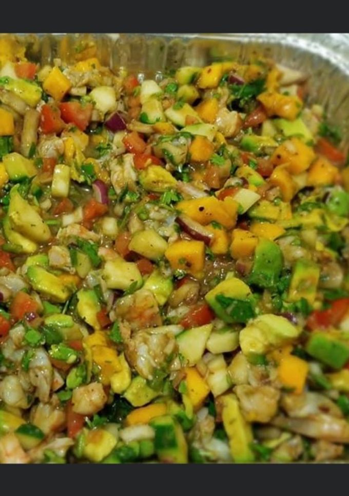 Una foto de Ceviche de camarón   a la Alex