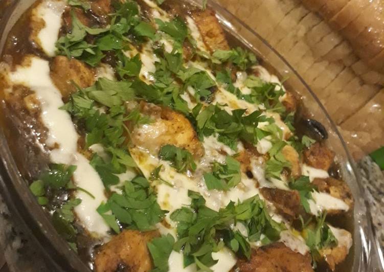 دجاج بالبصل