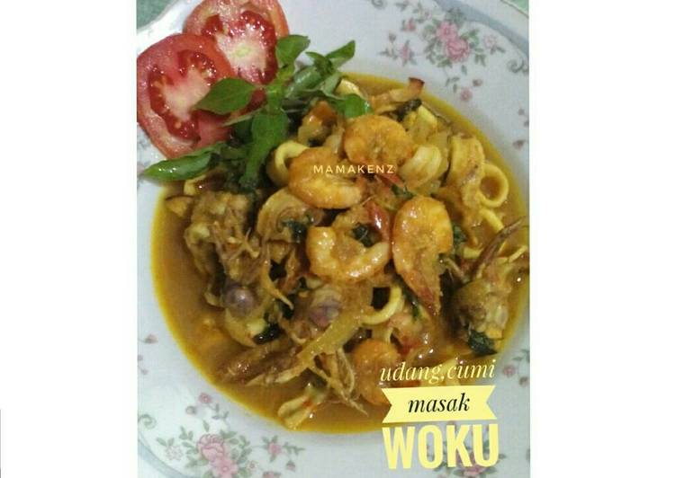 Resep Udang-Cumi Masak Woku yang Menggugah Selera