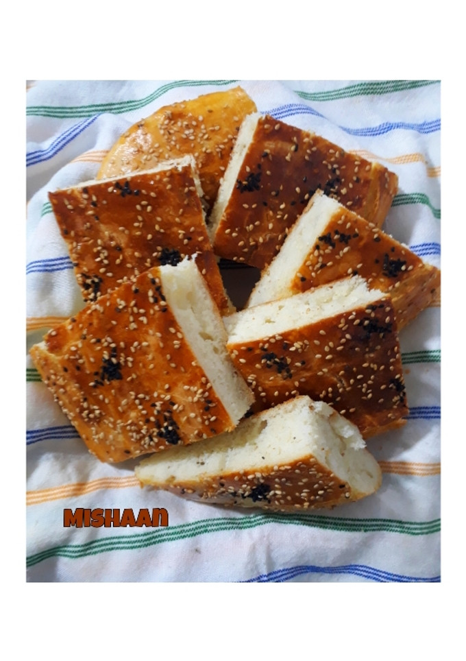 عکسی از دستور نان پیده رمضان "ترکیه ای"