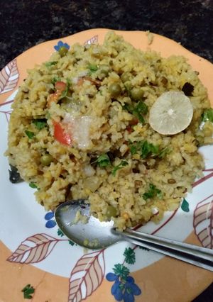 A picture of काठियावाड़ी मसाला खिचड़ी (kathiyavadhi khichdi recipe in hindi).