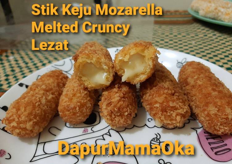 Resep Stik Keju Mozarella Melted Cruncy Berbumbu Nikmat