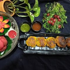 A picture of Soya chunks kebab.