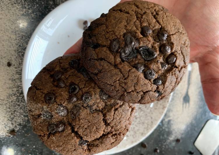 Eggless Choco chips cookies