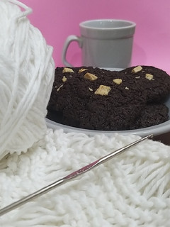 Una foto de Galletas de Chocolate con Harina de Garbanzos