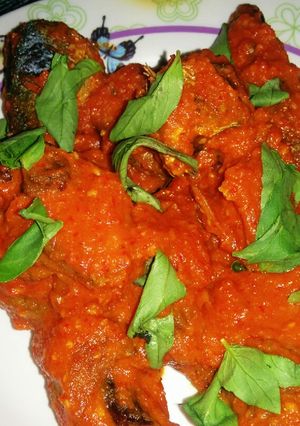 Foto resep Ayam & Ikan BaLado Daun Kemangi