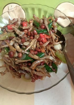 Foto resep Tumis teri kacang