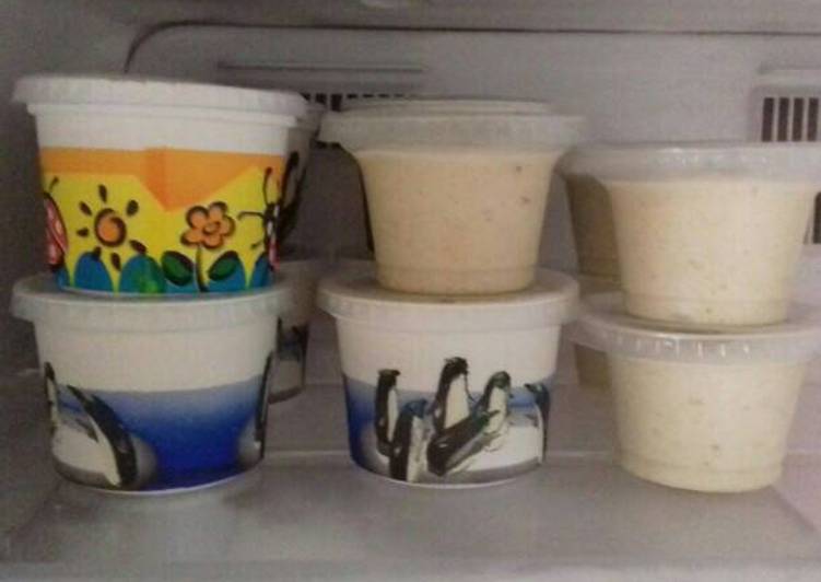 Resep Es krim pisang yang Enak Banget