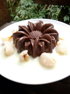 Foto resep Pudding Coklat Vla Lechy