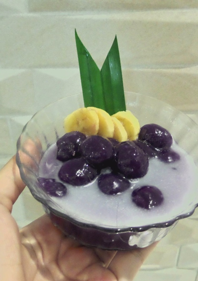 Foto resep Bubur Candil Ubi Ungu