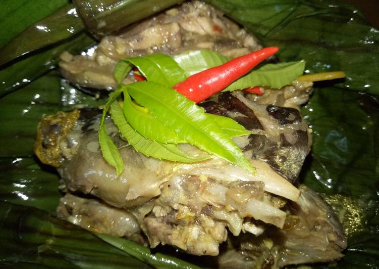 Resep Pepes Kepala Ikan Patin Daun Kedondong Oleh Nurul