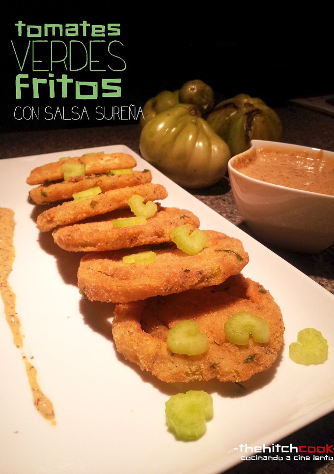 Una foto de Tomates verdes fritos