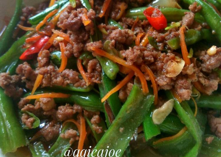 Cara mudah mengolah Tumis Buncis campur Lezat