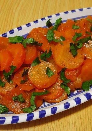 Une photo de Salade de carottes a la charmoula 🍴