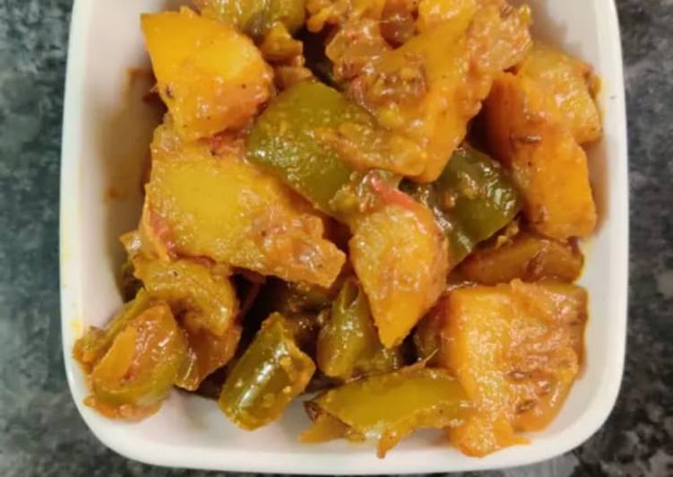 Steps to Make Speedy Aloo shimla mirch