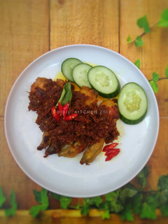 Foto resep Ayam bumbu hitam khas madura