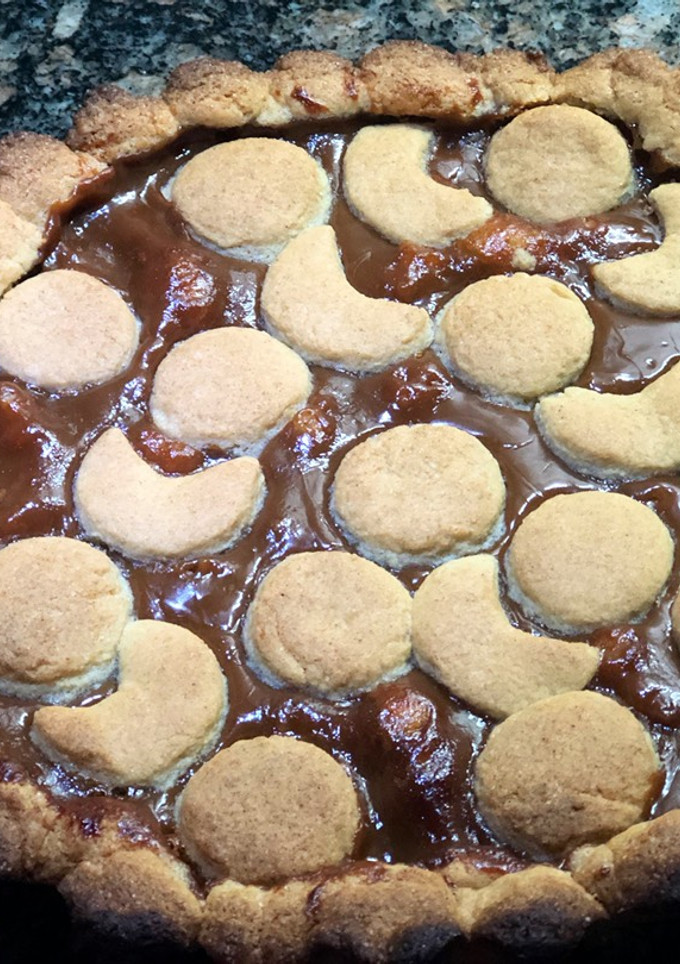 Una foto de Pasta frola con harina leudante