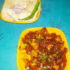 A picture of Spicy Paneer.