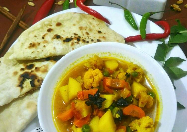 Resep Vegie Curry _ vegetable curry, Enak