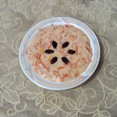 A picture of Carrot kheer with sooji, sugar free ❤️.